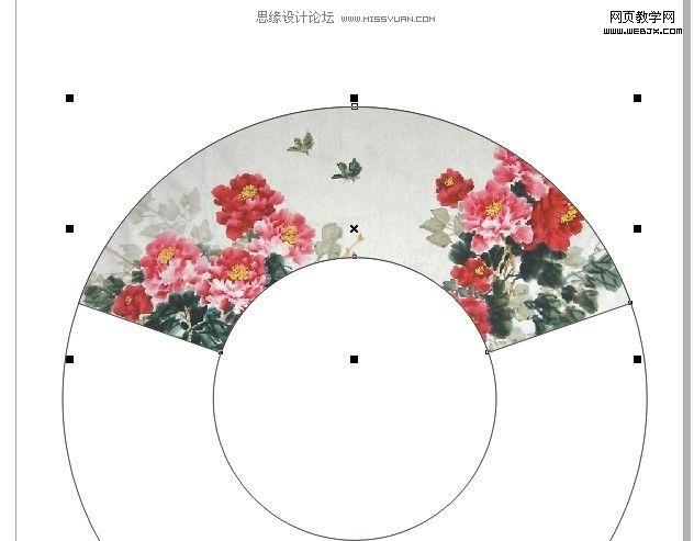 CorelDRAW教程:绘制逼真的折扇_武林网