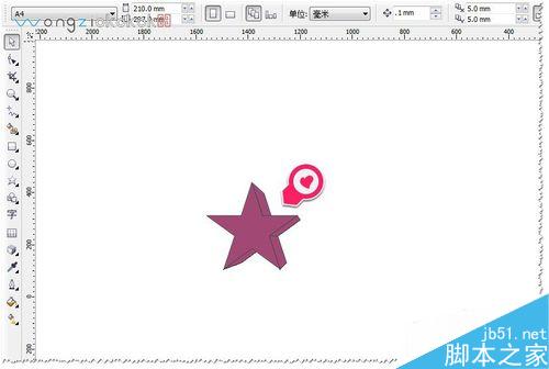 CDR教程：如何制作漂亮的立体的五角星？