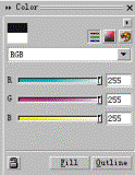 浅尝 CorelDRAW10:色彩泊坞窗 武林网 CorelDraw入门教程