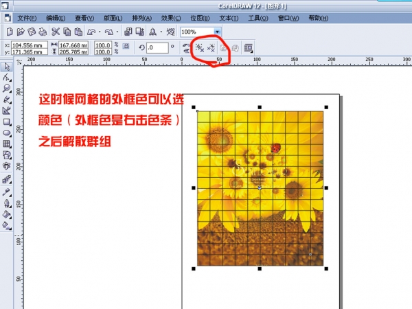 cdr任意拆分图片或矢量图形 武林网 cdr使用技巧