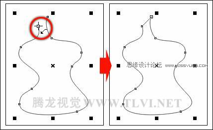 CorelDRAW中手绘工具的用法,破洛洛