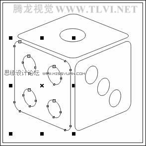 在CorelDRAW中为对象填选择颜色,破洛洛