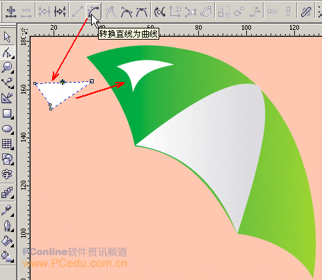 CDR绘制雨伞教程 武林网 CDR实例教程