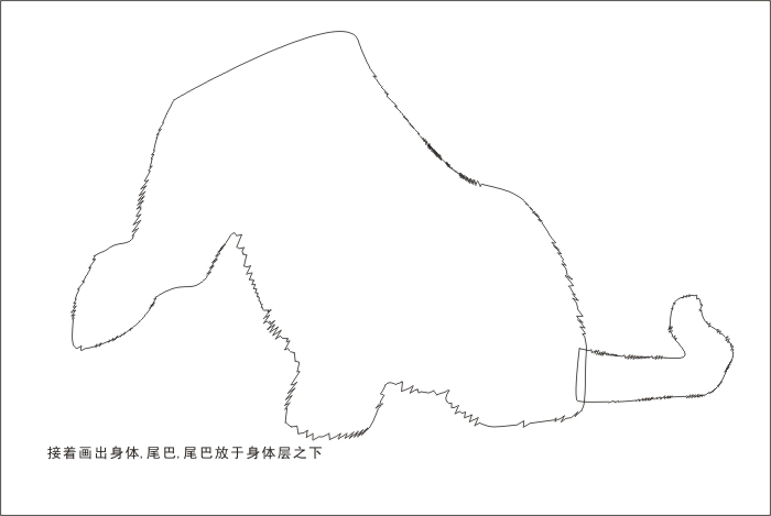 CDR绘制可爱的幼虎 武林网 CDR实例教程