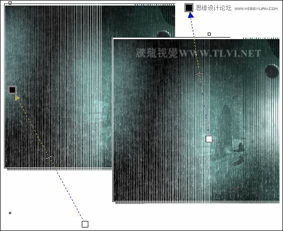 CorelDRAW绘制单色风格的恐怖场景教程,破洛洛