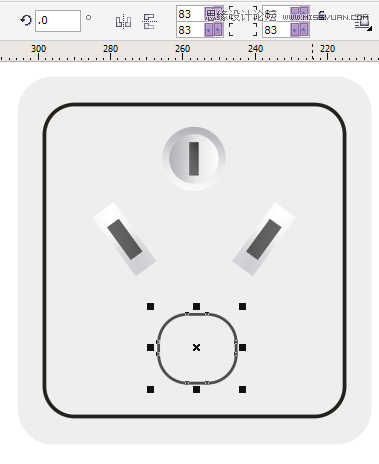 CorelDraw制作简单的开关教程,破洛洛