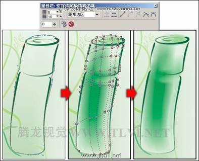 使用CorelDRAW绘图具有水墨画效果的《香水广告》,PS教程,思缘教程网