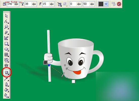 Coreldraw9绘制可爱卡通杯子教程 武林网 CorelDraw实例教程