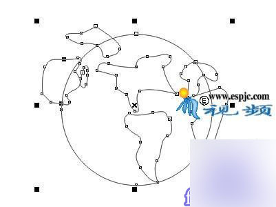 CoreIDRAW X4 设计网站标志 武林网 CorelDraw实例教程