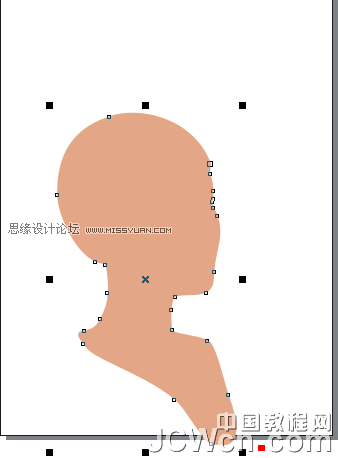 CorelDRAW鼠绘教程：绘制著名词人李清照,破洛洛