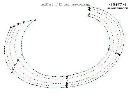 CorelDraw网格填充工具绘制卡通唢呐_武林网