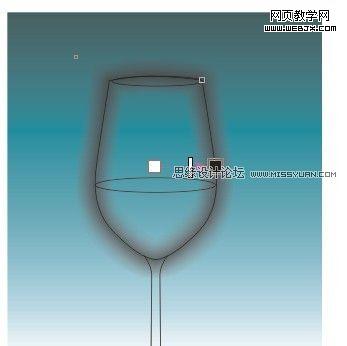 CorelDRAW教程:制作高雅的高脚红酒杯