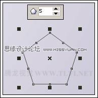 使用CorelDRAW绘制多边形和方形,破洛洛