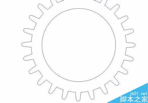 CorelDRAW绘制立体齿轮教程