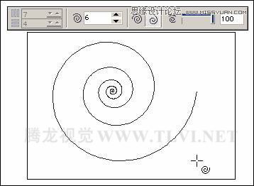 使用CorelDRAW绘制的图纸和螺旋形,破洛洛