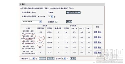 如何查看每个电脑的流量