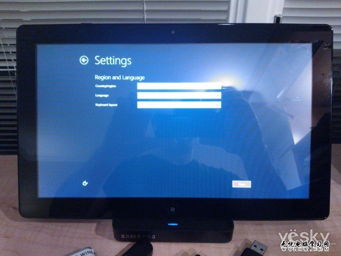 组图：三星平板安装Win8 RTM版过程