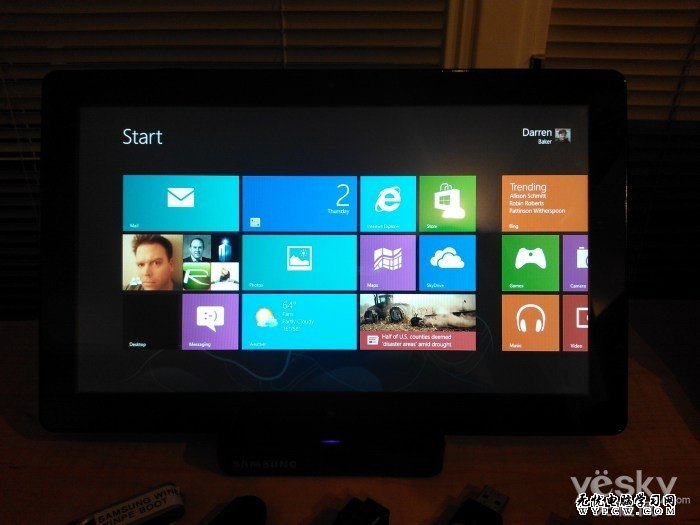 组图：三星平板安装Win8 RTM版过程