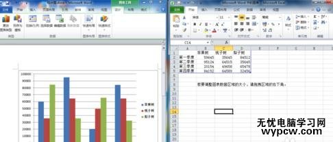 word2010制作图表方法