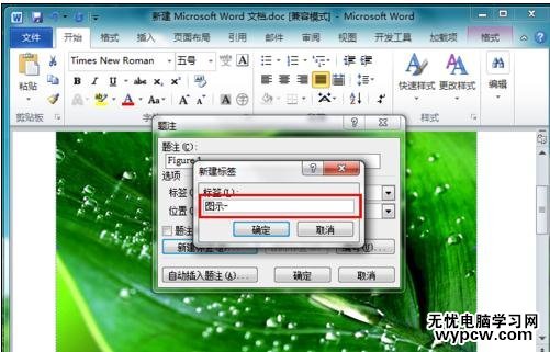 word2010如何为图片添加题注