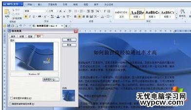 Word中2007版进行设置背景颜色的操作技巧