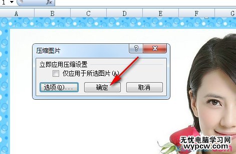 excel2007 图片压缩的教程