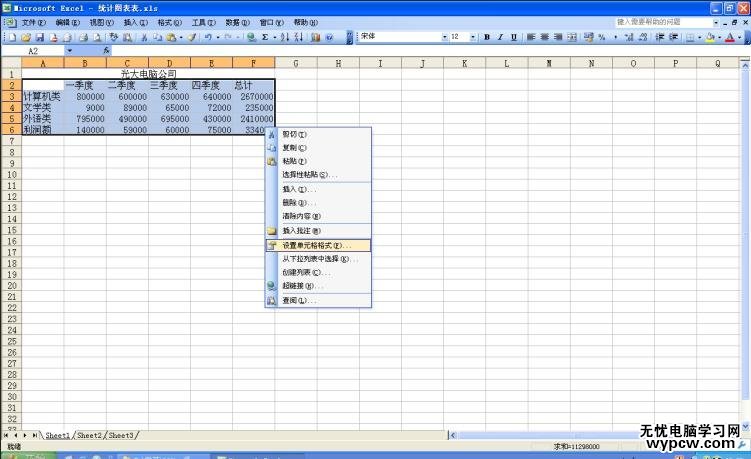 excel表格的图表制作教程