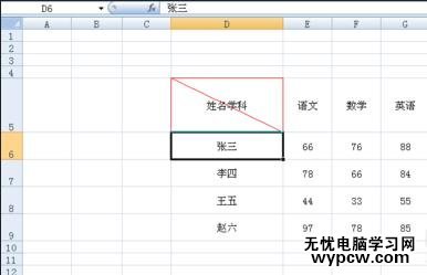 excel表格制作斜线表头的教程