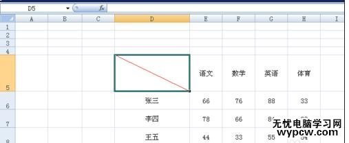 excel表格制作斜线表头的教程