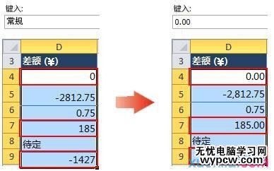 excel表格设置数字格式的教程