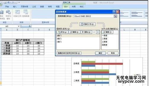 excel2007 折线图与条形图表编辑制作的教程