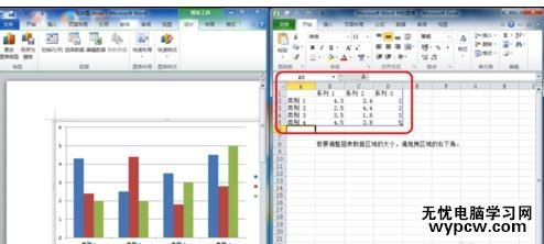 word2010制作图表方法