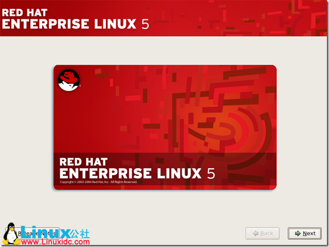 Red Hat Enterprise Linux 5.X的图形安装,Red Hat Enterprise Linux