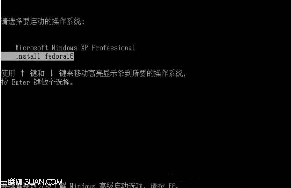 windows xp下硬盘安装Fedora系统