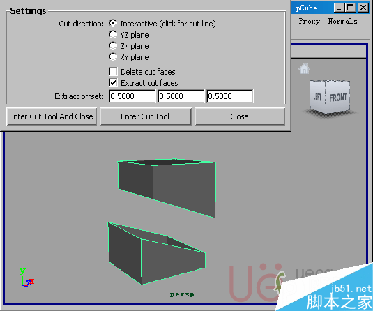 MAYA Polygons建模Edit Mesh命令集详解解释 武林网 MAYA建模教程24-cut-faces-tool-cut-direction.gif