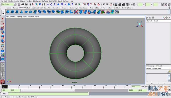 MAYA NURBS制作高精度生物模型详解 武林网 MAYA建模教程