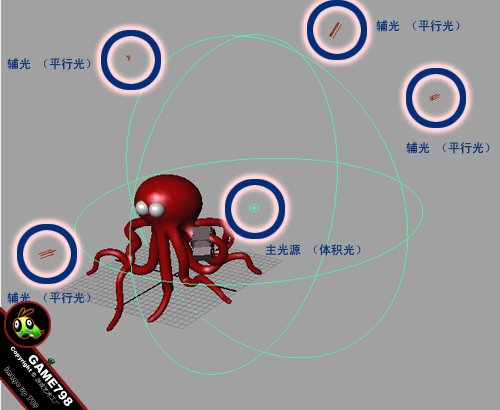 MAYA制作可爱卡通墨鱼 武林网 MAYA建模教程