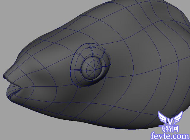 Maya 制作鱼的模型 武林网 MAYA入门教程
