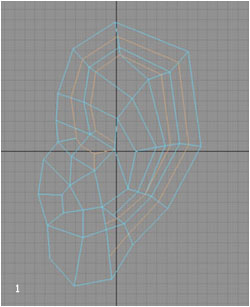 maya建模 人耳朵的建模方法