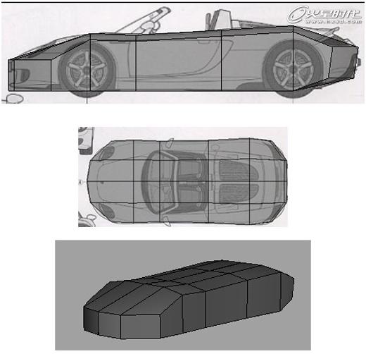 MAYA打造保时捷GT-卡雷拉模型 武林网 MAYA建模教程