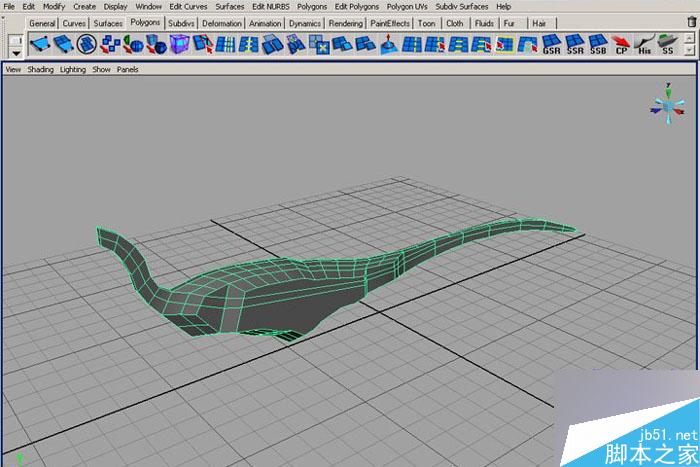 MAYA 7.0恐龙建模教程 武林网 MAYA建模教程