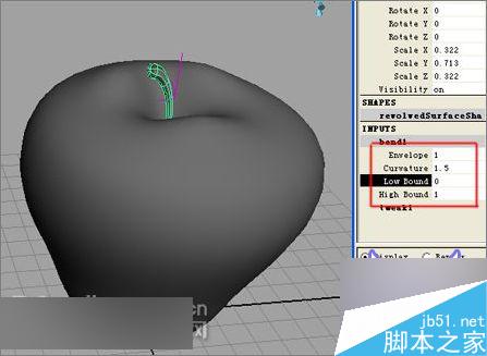 Maya苹果静物建模教程 武林网 MAYA建模教程