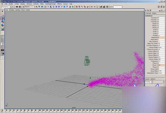 MAYA粒子教程制作烟的效果 武林网 MAYA角色动画教程
