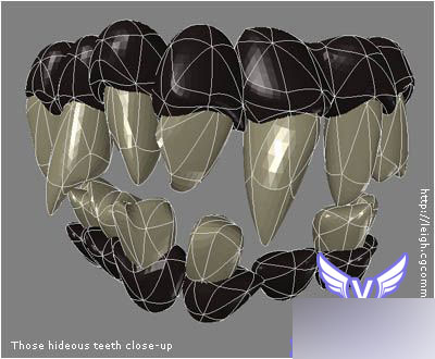 Maya7.0怪兽头部建模，渲染完全教程 武林网 MAYA建模教程