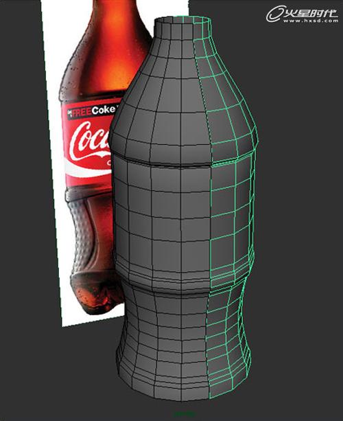 MAYA打造可口可乐瓶子模型 武林网 MAYA建模教程