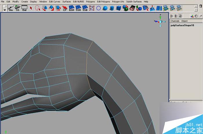 MAYA 7.0恐龙建模教程 武林网 MAYA建模教程