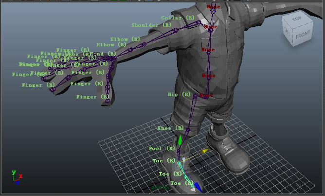 maya―fbik系统研究 武林网 maya动画教程