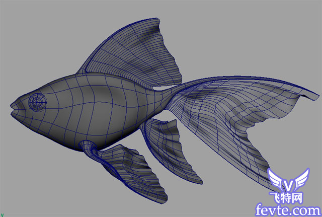 Maya 制作鱼的模型 武林网 MAYA入门教程