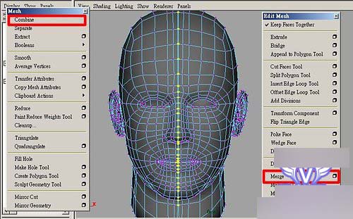 Maya教程：人物头部polygon建模练习 武林网 MAYA建模教程