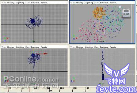 Maya2009打造炫丽烟花动画教程 武林网 MAYA角色动画教程